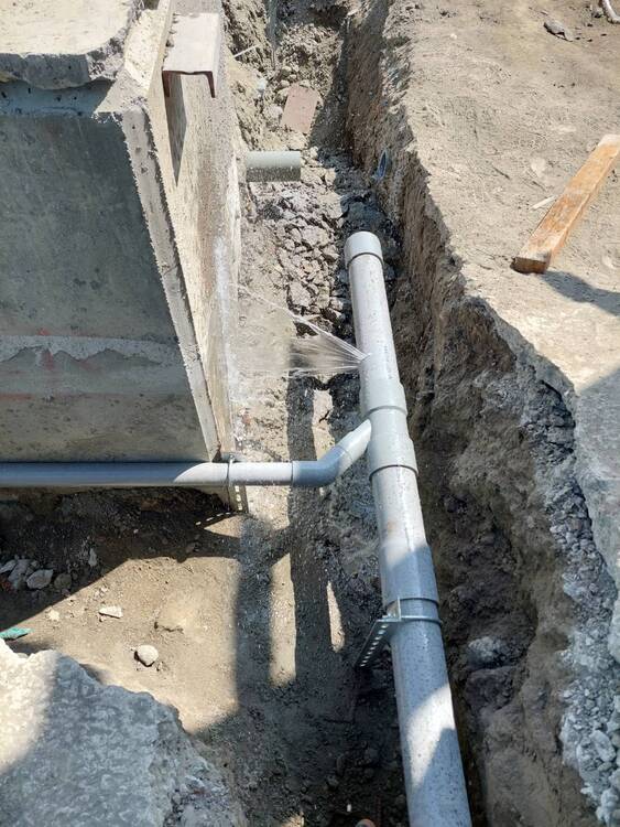 興達電廠土木建築裝修工程-水處理廠地面層排水管配置的第6張圖片